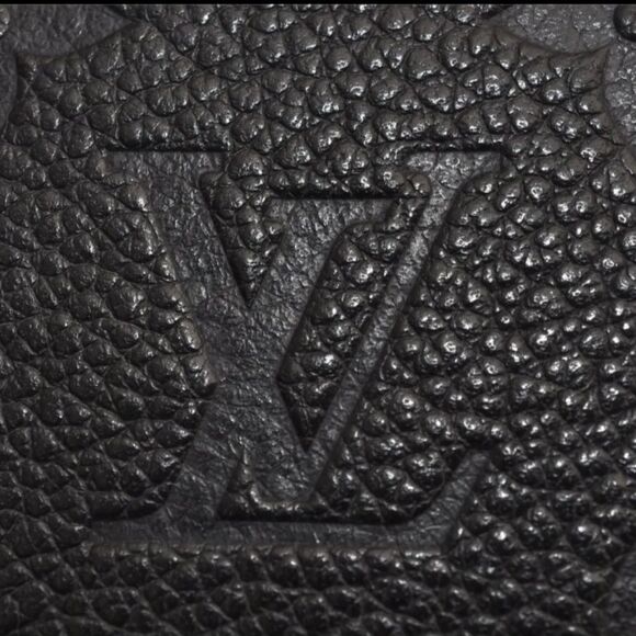 Auth Louis Vuitton Monogram Empreinte Folio iPhone X XS Case M63586 Black 4280H - Picture 7 of 14